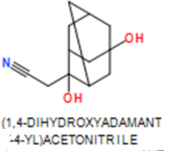 (1,4-DIHYDROXYADAMANT-4-YL)ACETONITRILE